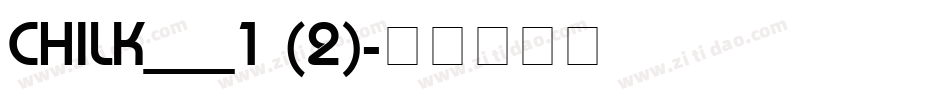 CHILK___1 (2)字体转换